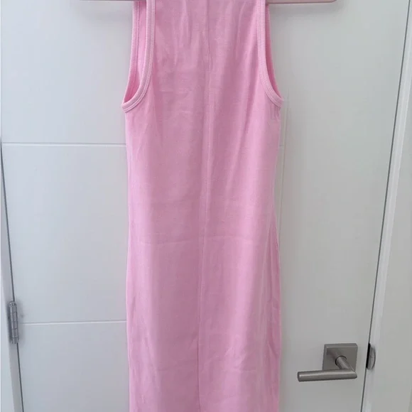 Pink Ribbed Dress - Picture 3 of 3